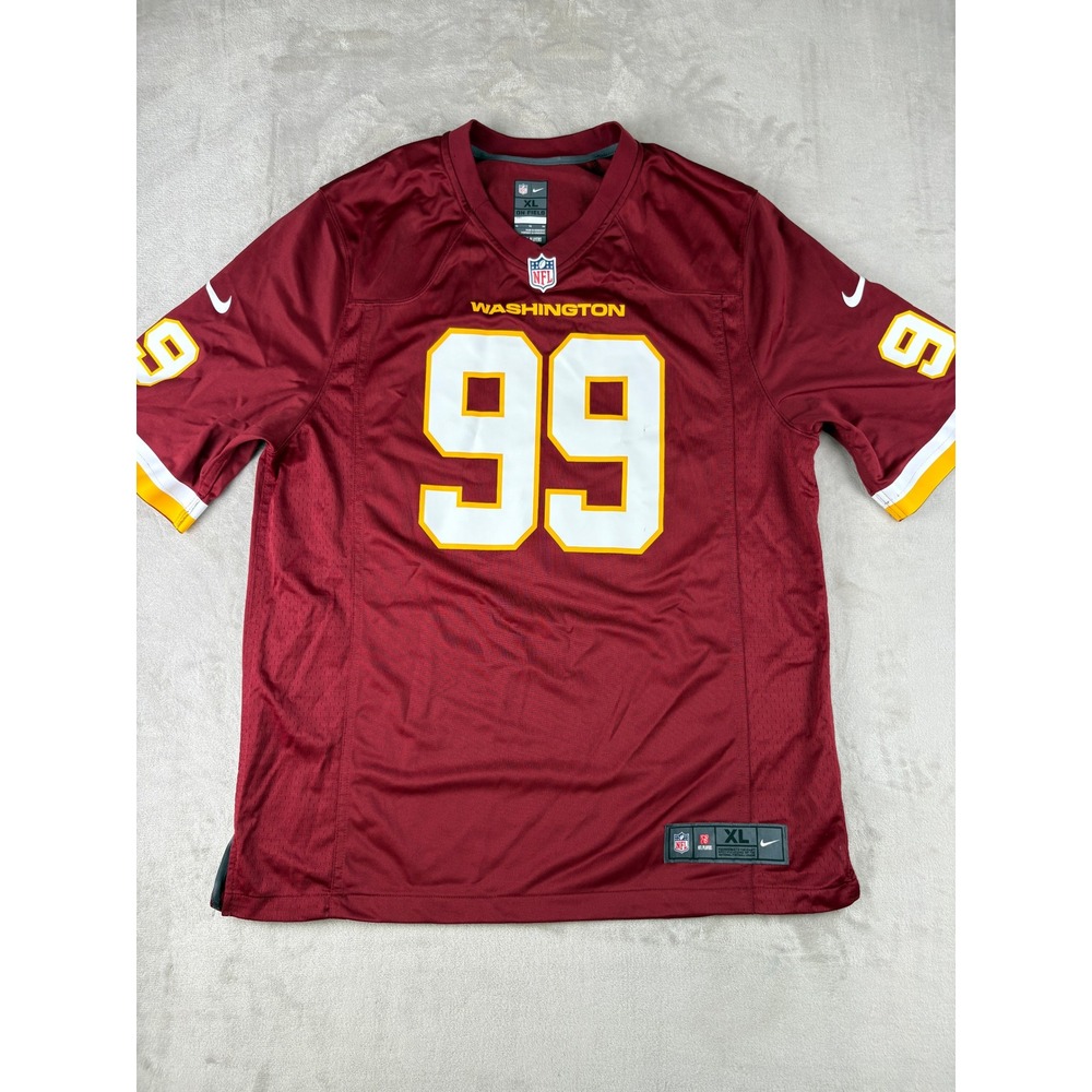 Nike Washington Football Jersey Mens XL Burgundy 99 NFL On Field 506036-318727